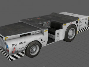 trattore portante da combattimento dell'esercito americano bianco Modello 3D
