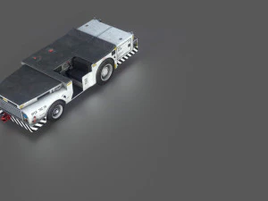 trattore portante da combattimento dell'esercito americano bianco Modello 3D