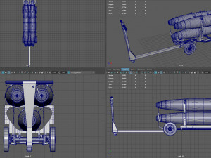 usn mhu-191 bombs cart with gbu-38 laser jdam bombs Modèle 3D