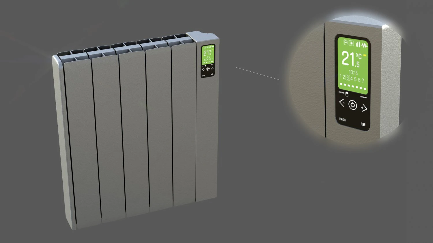 बिजली से चलने वाला हीटर 3D मॉडल .c4d .max .obj .3ds .fbx .stl .blend 