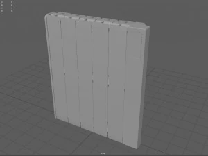 बिजली से चलने वाला हीटर 3D मॉडल