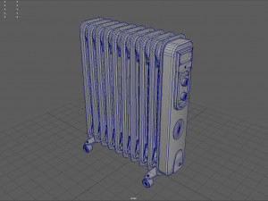 oil radiator 3D 모델