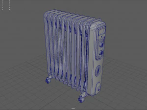 oil radiator 3D Model