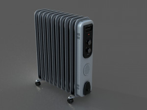 oil radiator 3D 모델