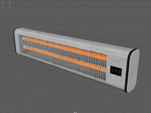 infrared wall heater Modelo 3D