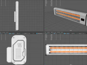 infrared wall heater 3D Model