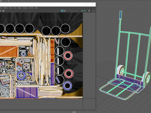 hand trolley 3D 모델