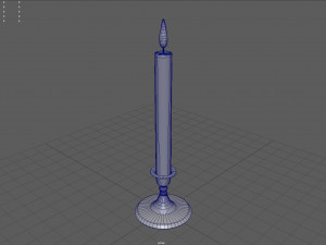 candle 1 3D 모델