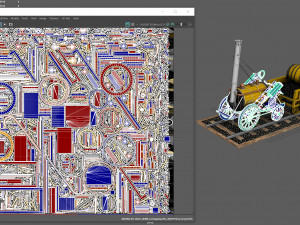 rocket steam locomotive Modelo 3D