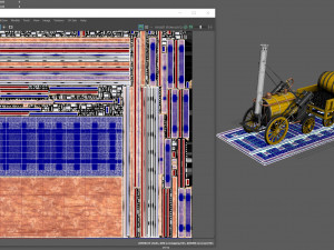 rocket steam locomotive Modelo 3D