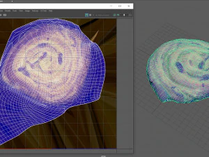 spiral raisin danish 3D Model