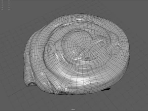spiral raisin danish 3D Model