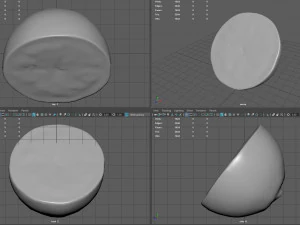 met&agrave; del limone Modello 3D