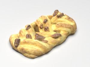 raisin braid Modelo 3D