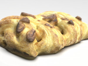 raisin braid Model 3D