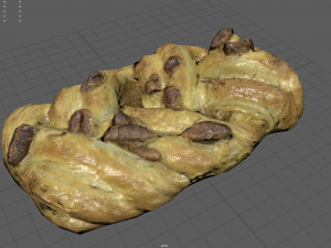 raisin braid Model 3D