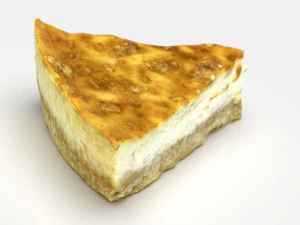 torta di formaggio Modello 3D