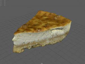 torta di formaggio Modello 3D