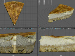 torta di formaggio Modello 3D