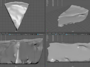 torta di formaggio Modello 3D