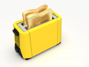 torradeira Modelo 3D