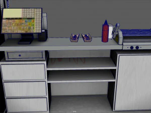 hot dog stand 3D Model