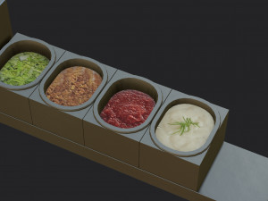 hot dog stand 3D 모델