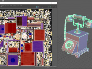 vintage telephone 3D Model