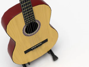 spanish guitar 3D Model