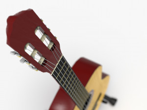 spanish guitar 3D-Modell