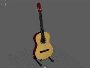 spanish guitar 3D Model