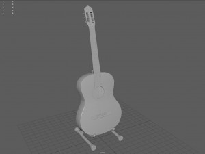spanish guitar 3D-Modell