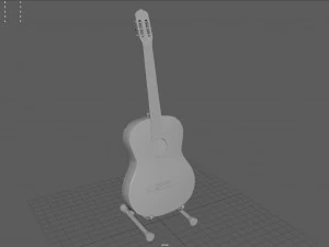 spanish guitar 3D Model