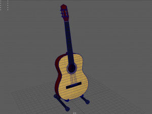 spanish guitar 3D-Modell