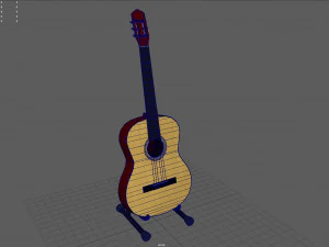 spanish guitar 3D Model