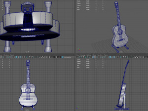 spanish guitar 3D-Modell