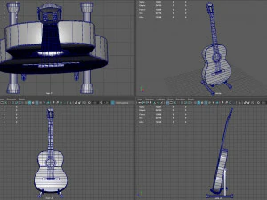 spanish guitar 3D Model