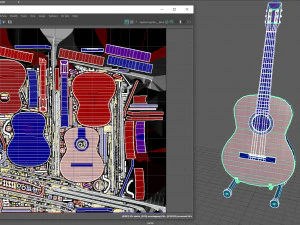 spanish guitar 3D Model