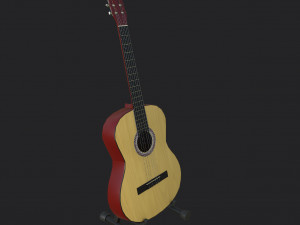 spanish guitar 3D-Modell