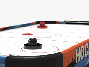 air hockey table 3D 모델