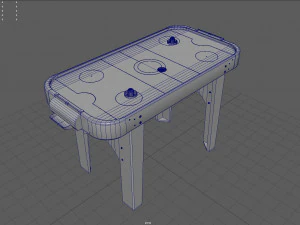 air hockey table 3D Model