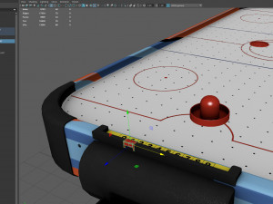 air hockey table 3D 모델