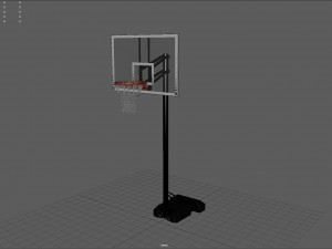 basketball basket 3D 模型