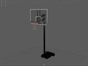 basketball basket 3D 模型