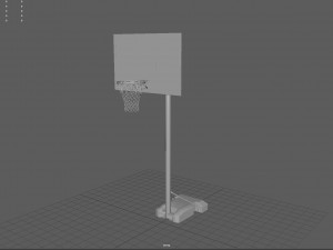 basketball basket 3D 模型