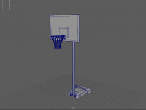 basketball basket 3D 模型