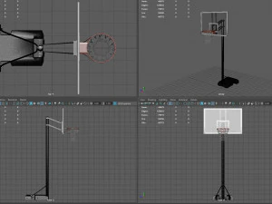 basketball basket 3D Model