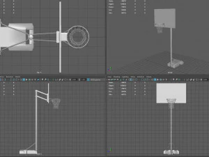basketball basket 3D Model