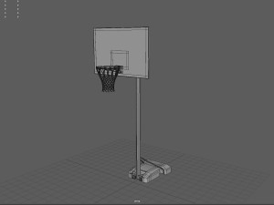 basketball basket 3D 模型