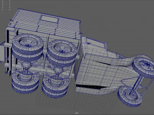 gaz-aaa with shelter 3D Model